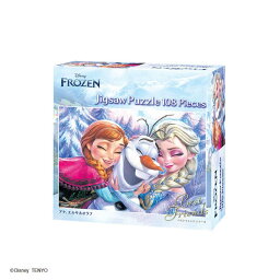 ジグソーパズル アナ、エルサ＆オラフ (アナと雪の女王) 108ピース テンヨー TEN-D108-030 パズル Puzzle ギフト 誕生日 プレゼント 誕生日プレゼント