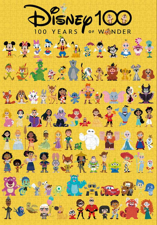 ジグソーパズル Disney100:Cute Celebration (オールキャラクター) 1000ピース テンヨー TEN-D1000-013 ［CP-MT］ パズル Puzzle ギフ..