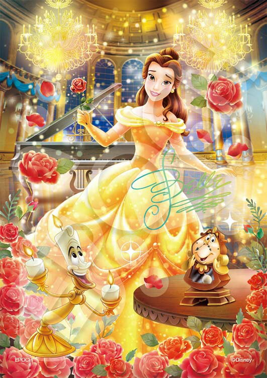 ジグソーパズル Belle（ベル） - Enchanted Rose - (美女と野獣) 108ピース エポック社 EPO-72-404 パズル デコレーション パズデコ Puzzle Decoration 布パズル ギフト プレゼント