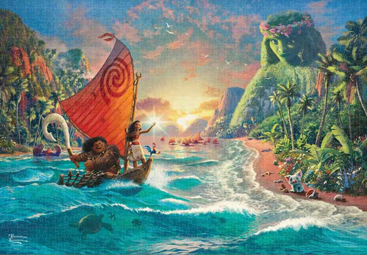 楽天ジグソーパズルジャパンジグソーパズル Moana（モアナと伝説の海） （モアナと伝説の海） 1000ピース テンヨー TEN-DS1000-778 パズル Puzzle ステンド ステンドアート 透明パズル ギフト 誕生日 プレゼント 誕生日プレゼント あす楽対応