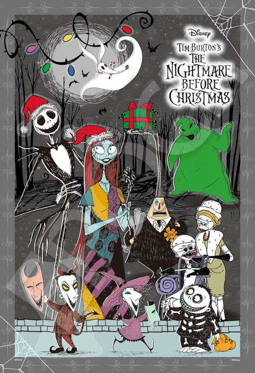 ジグソーパズル The Nightmare Before Christmas -Season 039 s Screaming- (ナイトメアビフォアクリスマス) 300ピース エポック社 EPO-73-402 パズル デコレーション パズデコ Puzzle Decoration 布パズル ギフト プレゼント