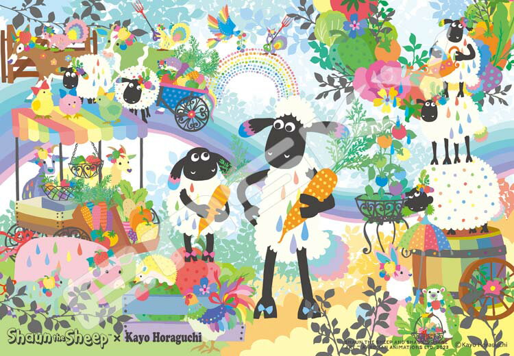 ジグソーパズル Shaun the Sheep × Kayo Horaguchi (ひつじのショーン) 1000ピース エンスカイ ENS-1000T-390 パズル Puzzle ギフト 誕生日 プレゼント あす楽対応