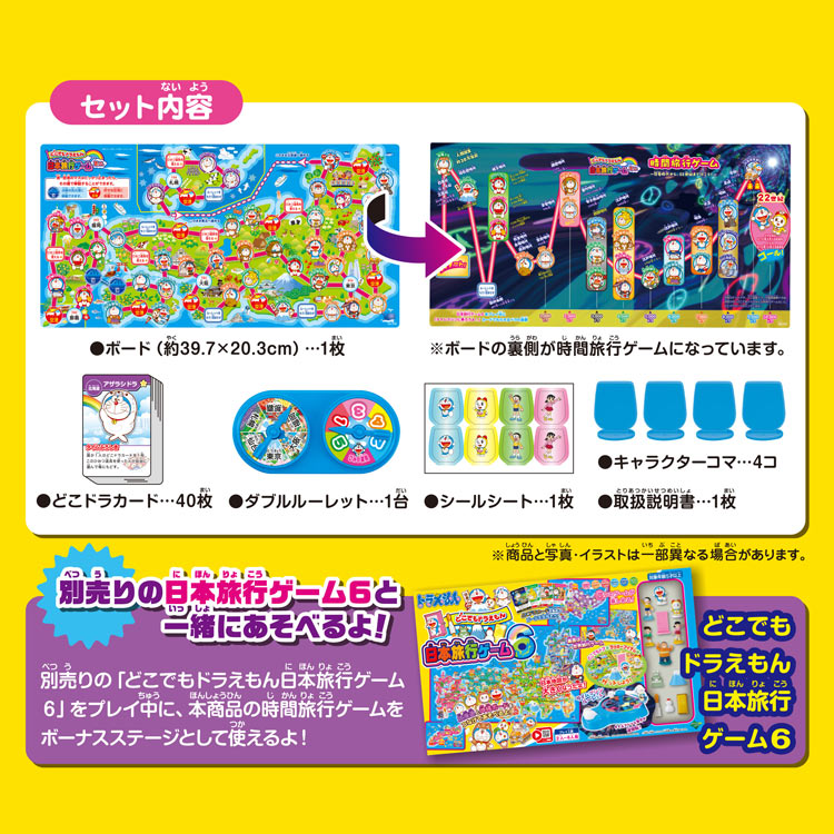 おもちゃ どこでもドラえもん日本旅行ゲーム ミニ エポック社 EPT-07559 誕生日 プレゼント 子供 女の子 男の子 ギフト 3
