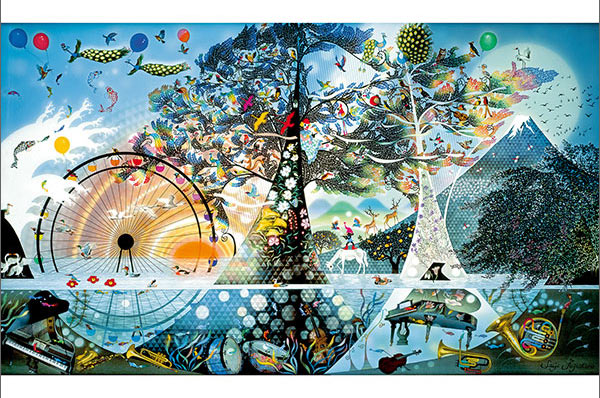 Illustration - ジグソーパズル 生命讃歌 (藤城清治) 1000ピース アップルワン APP-1000-829 パズル Puzzle ギフト 誕生日 プレゼント 誕生日プレゼント