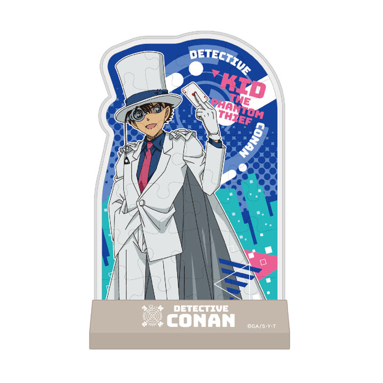 商品名怪盗キッド ピース数24 サイズH137×W85mm 品 番ENS-CC-ST032 メーカーエンスカイ 商品説明「カブセルスタンディ」は「カブセル」（※実用新案登録済み）シリーズの商品です。 透明ブリスタートレイの上でピースを組み立て、蓋のブリスターをかぶせて専用台座に立てて飾れます。 「名探偵コナン」からは、スタイリッシュな絵柄の3種類が登場！ コンパクトなサイズなので、集めて机の上等に飾って楽しめます。 のりいらず、組み立ててすぐに飾れる！ 全3種類 セット内容：台座…1個、ブリスター…1セット 完成サイズ：（約）H137×W87mm ※パズル紙部分 ピース数：24ピース 材質：パズル本体…紙、ブリスター…PET、台座…ABS 対象年齢：6才以上 (c)青山剛昌／小学館・読売テレビ・TMS1996 補 足【ジグソーパズル】【アニメ】【名探偵コナン】【カブセルスタンディ】【202508】【-108】【縦柄】【色：ブルー】【色：ホワイト】