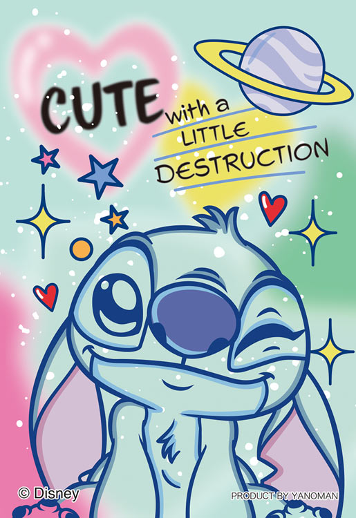 ジグソーパズル キュートなウインク / スティッチ (リロ＆スティッチ) 70ピース やのまん YAM-70-48 パズル Puzzle ギフト 誕生日 プレゼントのサムネイル