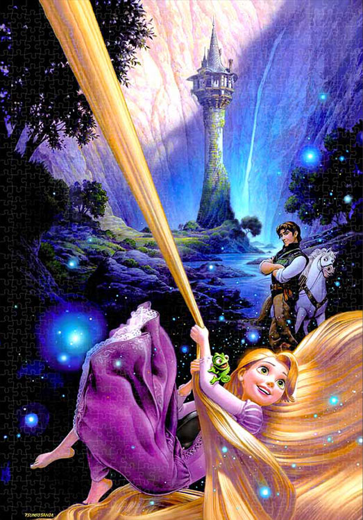 ジグソーパズル Dream Feeling (ラプンツェル) 1000ピース テンヨー TEN-DS1000-777 パズル Puzzle ステンド ステンドアート 透明パズル ギフト 誕生日 プレゼント 誕生日プレゼント