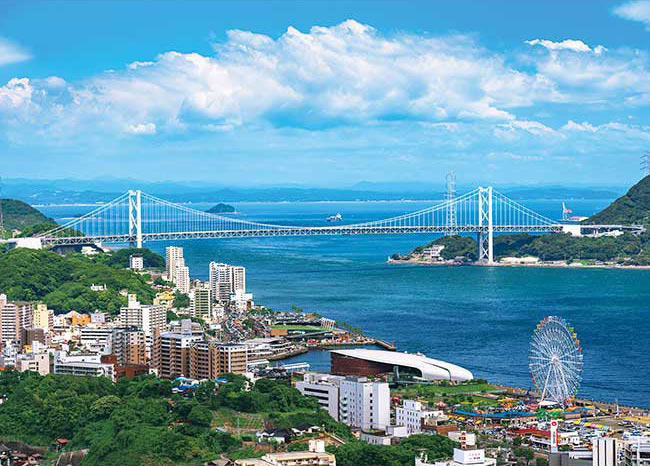 ジグソーパズル爽快の関門海峡500...