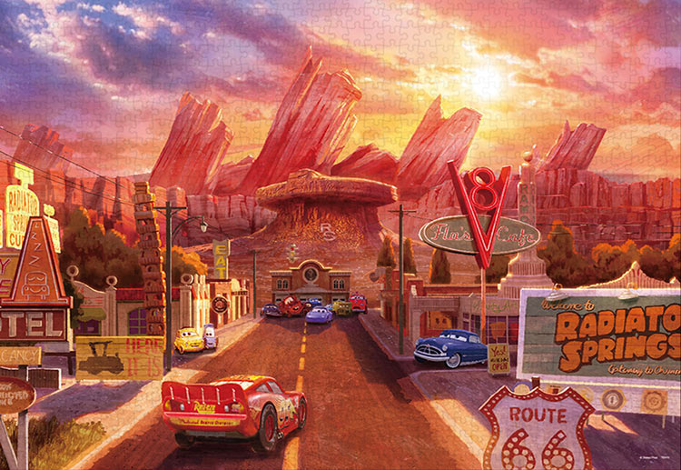 ●予約 ジグソーパズル なかまの待つ町（カーズ） (カーズ) 1000ピース テンヨー TEN-D1000-905 パズル Puzzle ギフト 誕生日 プレゼ...