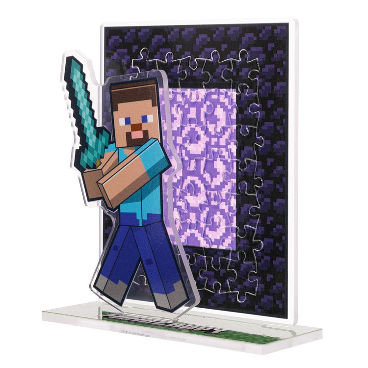拼图 - ●予約 ジグソーパズル Nether Portal (MINECRAFT) 35ピース エンスカイ ENS-MA-D14 パズル Puzzle ギフト 誕生日 プレゼント 誕生日プレゼント
