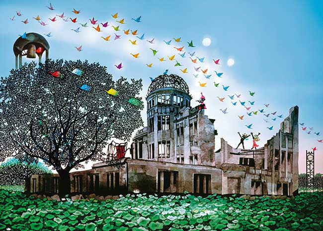 APP-500-256　藤城清治　悲しくも美しい平和への遺産　500ピース パズル Puzzle ギフト 誕生日 プレゼント 誕生日プレゼントのサムネイル