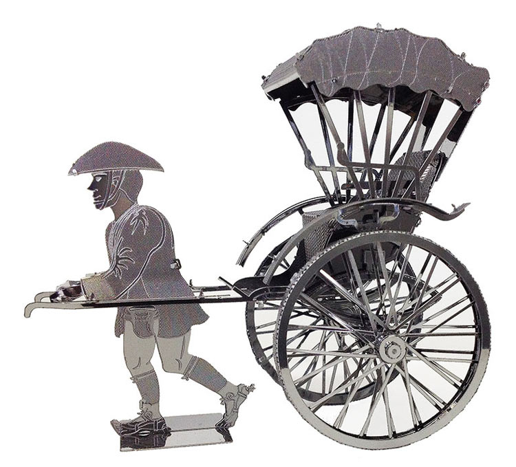 商品名人力車 サイズW7.4×H6.7×D4.2cm 品 番TEN-T-MN-070 メーカーテンヨー 商品説明明治から現在にわたり…観光地などで“粋”に走り続ける、日本の伝統『人力車』がついに登場！！ 手軽に作って楽しめる　本格派メタルモ...