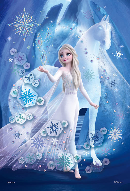 楽天ジグソーパズルジャパンジグソーパズル Elsa -Snow Queen- （エルサ -スノー クイーン-） （アナと雪の女王） 300ピース エポック社 EPO-73-304 パズル デコレーション パズデコ Puzzle Decoration 布パズル ギフト プレゼント