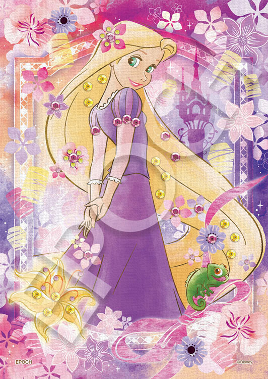 ジグソーパズル Rapunzel (ラプンツェル) -Glowing Hair- (ラプンツェル) 108ピース エポック社 EPO-72-027 パズル デコレーション パズデコ Puzzle Decoration 布パズル ギフト プレゼント