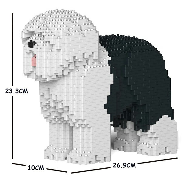 JEKCA ジェッカブロック オールド・イングリッシュ・シープドッグ 01S-M01 Sculptor ST19PT39-M01