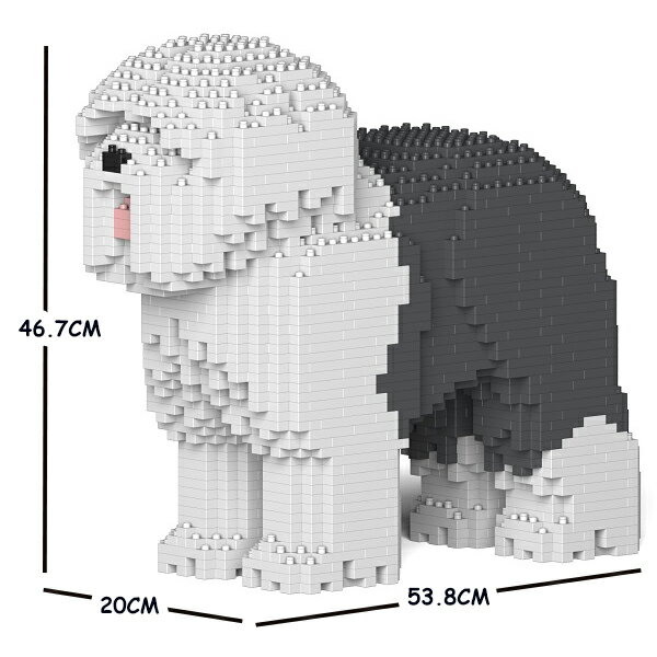 送料無料　JEKCA ジェッカブロック オールド・イングリッシュ・シープドッグ01C-M02 Craftsman CM19PT39-M02