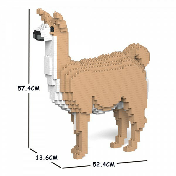 リャマ 01C 品番: CM19ML37 ブロックの数: 約 1030 シリーズ：Craftsman JEKCAがネジでブロックを固定する技術のパテントを持っています。 接着剤なしで組み立てたブロック同士を丈夫な構造にできます。 固定の手順は逆にすることも可能なので、組み立てる途中の間違いが元へ戻せますし、バラして他のアイテムに変えることも可能です。 このネジでブロックを固定する技術は一番簡単なやり方で、一番複雑な構造を実現させます。 今すぐにでも手に入れて、ご自宅でミニ展示会を開きましょう。 *完成品ではございません。お客様ご自身で組み立てをして頂く商品です。 * 画面によって色合いが異なって見える場合がございます