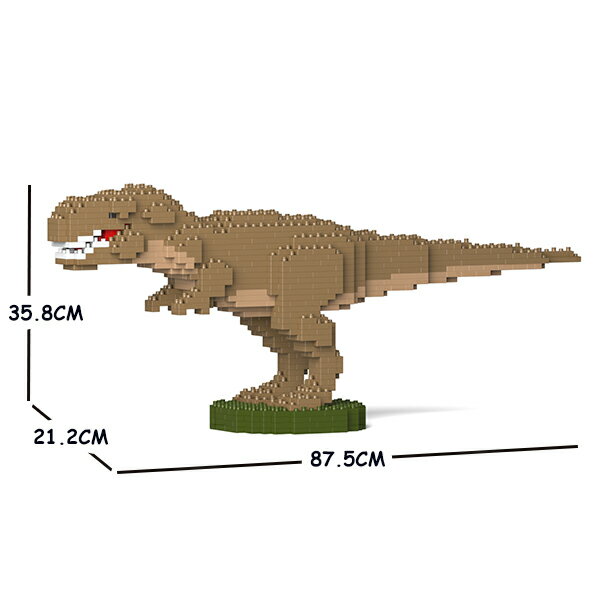 送料無料　JEKCA ジェッカブロック 恐竜 T・レックス 01C-M02 Craftsman CM19DN02-M02