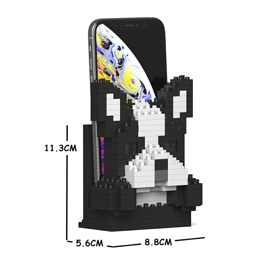 JEKCA ジェッカブロック ボストン・テリア スマートフォンスタンド01S Sculptor ST05DPS09