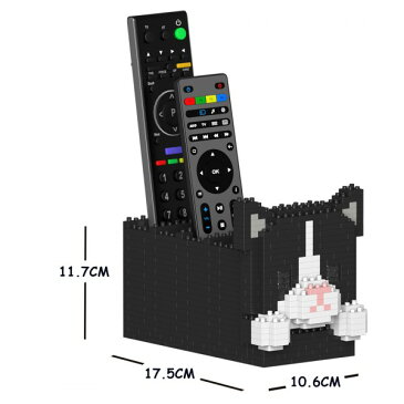 JEKCA ジェッカブロック タキシード猫 リモコンラック 01S Sculptor ST09CRC02