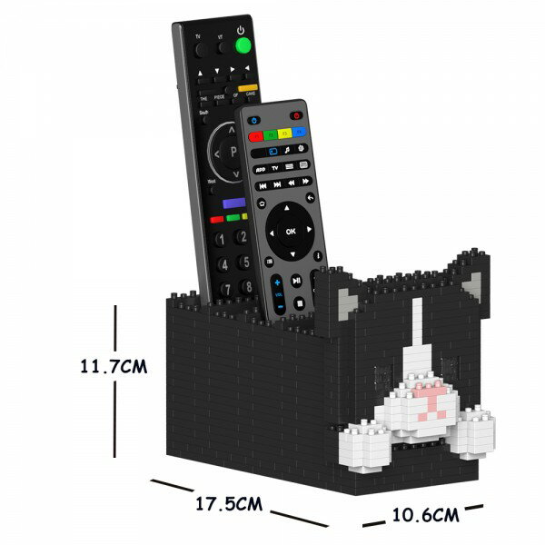 JEKCA ジェッカブロック タキシード猫 リモコンラック 01S Sculptor ST09CRC02