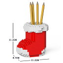 JEKCA ジェッカブロック クリスマスの靴下型ペン立て 01S-M01 Sculptor ST17PC01-M01
