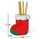JEKCA ジェッカブロック クリスマスの靴下型ペン立て 01S-M02 Sculptor ST17PC01-M02