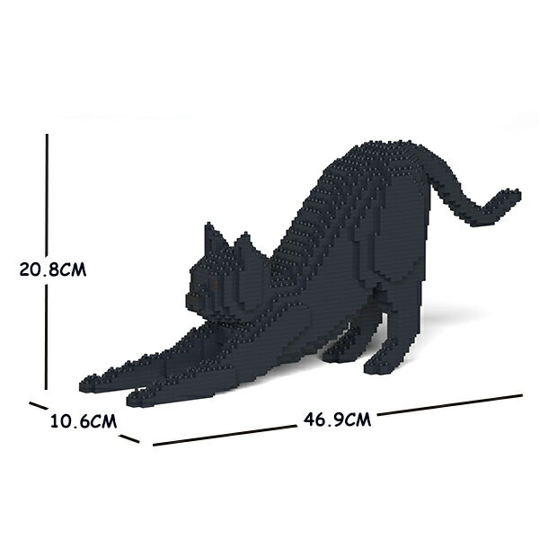 JEKCA ジェッカブロック 黒猫 ねこ 09S-M02 Sculptor