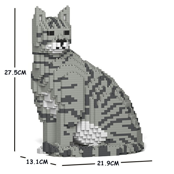 JEKCA ジェッカブロック グレートラ猫 (浅い色) ねこ 02S-M03 Sculptor