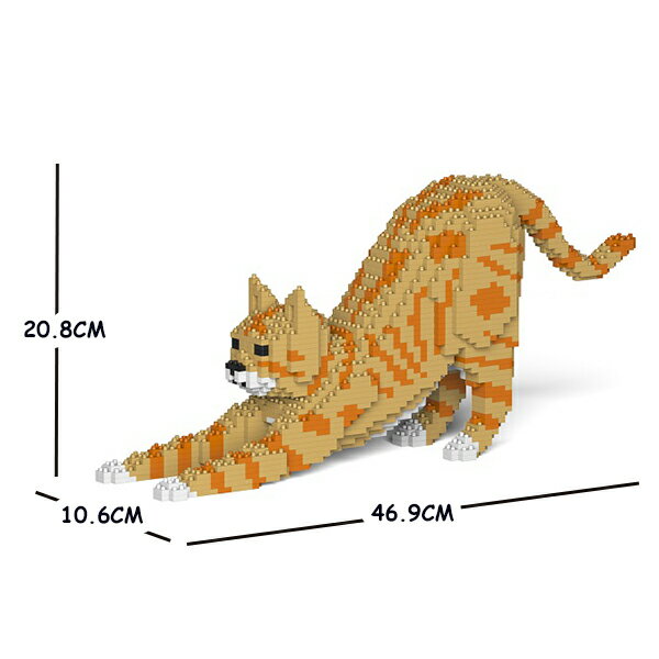 Rakuten - JEKCA ジェッカブロック 茶トラ猫 ねこ 05S-M01 Sculptor