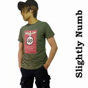 ロックtシャツ バンドtシャツ パンクファッション 超PUNKYなアイアンイーグルTee！カーキ 新鋭のロック ブランドSlightly Numb ロックファッション ロック系 パンク系 パンク ロック ファッション ナチス アナーキー ロック 着こなし メンズ 夏コーデ