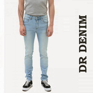 スキニー ジーンズ メンズ DR.DENIM ドクターデニム ウォッシュ ブルー デニム パンツ ライトブルー ブリーチ 伸縮 ストレッチ パンク ロック ファッション スリムパンツ ズボン スキニー デニム おしゃれ かっこいい 細身 ロカビリー モード系 ストリート 春コーデ