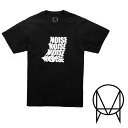 ロングクロージング Tシャツ レディース Tシャツ ブラック owsla NOISE ロック パンク tシャツ メンズ レディース ブランド ビッグtシャツ 半袖 黒 丸首 パンク ロックファッション tシャツ ロング丈 long clothing モード系 おしゃれ OWSLA EDM 夏フェス