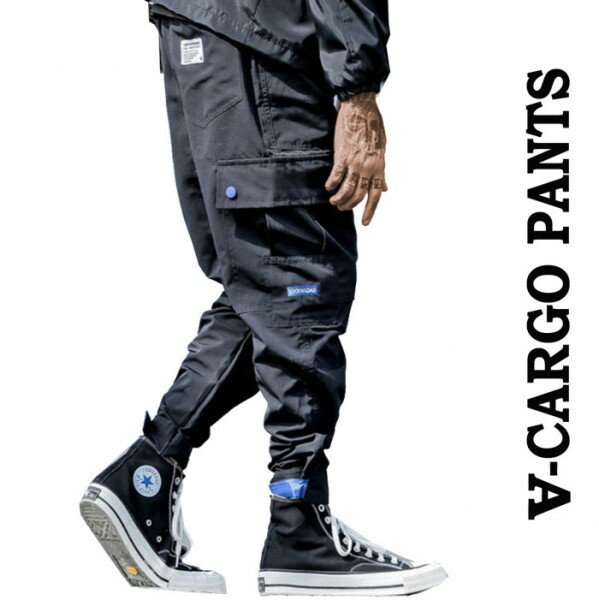 カーゴパンツ ビッグポケット 7分丈 9分丈 ジョガーパンツ サルエルパンツ ボンテージ パンツ ブ ...