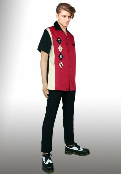 楽天市場】ドイツ発 ボーリングシャツ rumble59 ロカビリー ダイヤ柄