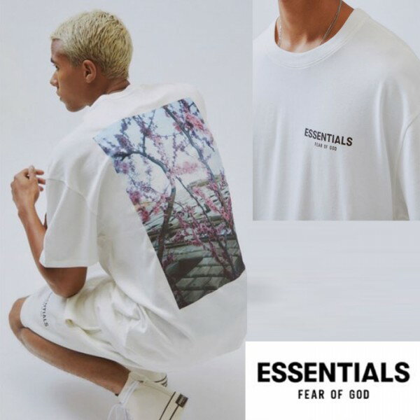 Fear of God (フィアオブゴッド) FOG ESSENTIALS (エッセンシャルズ)フォト ビッグtシャツ トップス tシャツ ユニセックス メンズ 半袖 ロック系 パンク系 グランジ無地 ブランド メンズ 夏コーデ ストリートファッション モード系メンズモノ