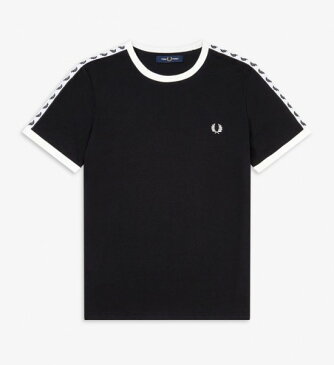 フレッドペリー サイドライン Tシャツ FRED PERRY ロゴ スポーツウェアー ブランド 月桂樹 メンズ トップス ストリート ロック パンク ファッション WAD キレイ系 ストリート系 メンズトップス おしゃれ 黒 イエロー ブルー 涼しい 春コーデ