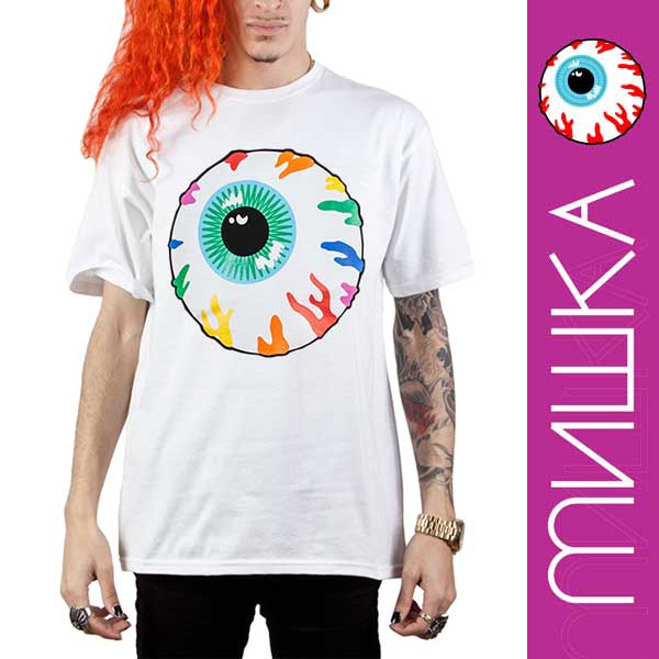 MISHKA ミシカ ラグラン Tシャツ 目玉 ストリート 楽天市場】ストリート tシャツ MISHKA(ミシカ)レインボー 目玉