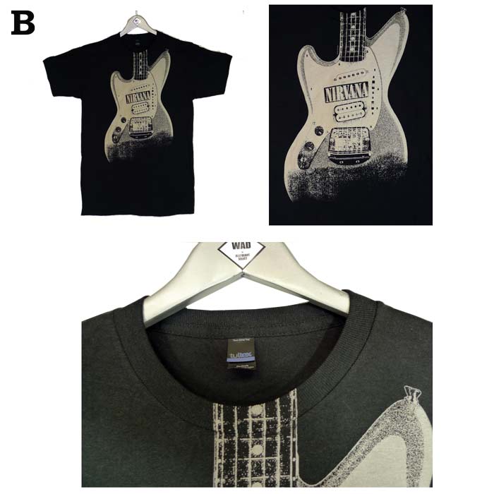 楽天市場】ロックtシャツ バンドtシャツ NIRVANA ニルバーナ ライブT