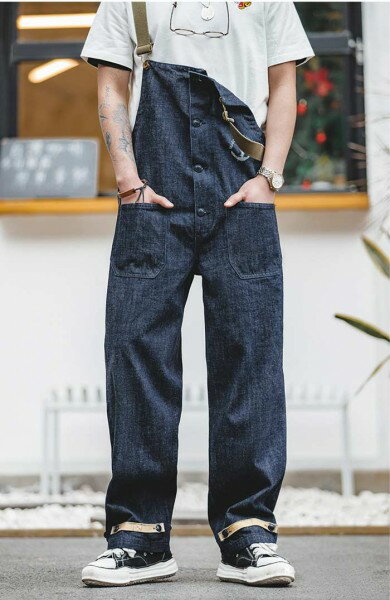 楽天市場】オーバーオール ヴィンテージ ミリタリー スタイル デニム