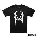 ロングクロージング ペアTシャツ owsla Tシャツ ロンt ユニセックス カットソー オーバーサイズ メンズ レディース ビッグtシャツ 半袖 ブラック 黒 ロック ファッション ロング丈 long clothing ロングクロージング EDM モード系 OWSLA ストリート系 longclothing ロック系 夏