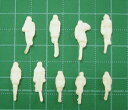 PFI-200 ファミリー人形(1/200) 9体入り プラストラクト プラ材 フィギュア Plastruct