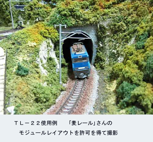 TL-22 トンネルライナー（TOMYTEC トンネルポータル曲線用）2個入り