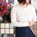 JEMORGAN LONG JHONS ジェーイーモーガン ワッフル花柄ラグラン長袖Tシャツ 人気花柄シリーズの定番スタイルに新柄入荷 インナー オールシーズン...