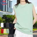 JEMORGAN LONG JHONS ジェーイーモーガン カノコ無地ノースリーブ カットソー レディース 女物 ロゴ刺繍入り ベーシックな無地カットソー オー...