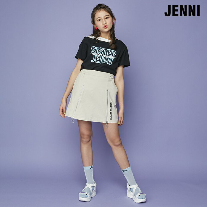 【即納】ロゴフィラメントクルーソックス 02432418 jenni ジェニィ 子供服 キッズ ジュニア 通学 スクール 靴下 あす楽対応 女の子 3