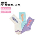 チアータテロゴクルーソックス 02442413 jenni ジェニィ 子供服 キッズ ジュニア 通学 スクール 靴下 あす楽対応 女の子