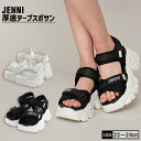 厚底テープスポサン 02443505 jenni ジェニィ 子供服 キッズ ジュニア シューズ 靴 サンダル スポーツサンダル おでかけ 学校 22cm 23cm 24cm あす楽対応 女の子