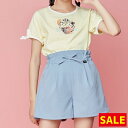 【OUTLET / 半額】接触冷感チョコサンデープリントT jennilove ジェニィラブ jenni ジェニィ キッズ ジュニア 女の子 子供服 通学 トップス レッスン おでかけ 130cm 140cm 150cm 160cm あす楽対応 セール