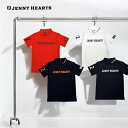 \楽天ランキング1位 獲得/ Jenny Hearts ゴルフ モックネック 半袖 Tシャツ キッズ ジュニア 半袖モックネックシャツ ゴルフウェア 春夏 女の...